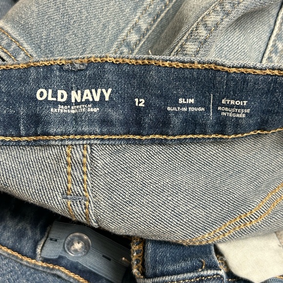 Bundle of 4 Old Navy Boys’ Size 12 Slim Jeans – 12” Waist, 36.5” Length - Picture 10 of 10